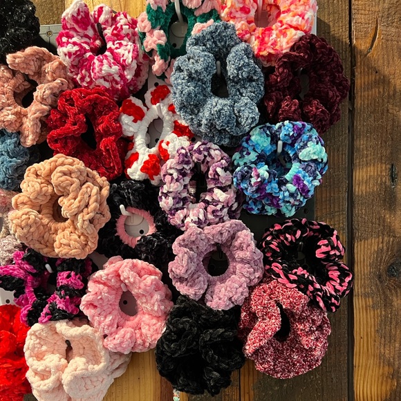 Assorted Scrunchies Set 3 for $12 you choose - Picture 7 of 7